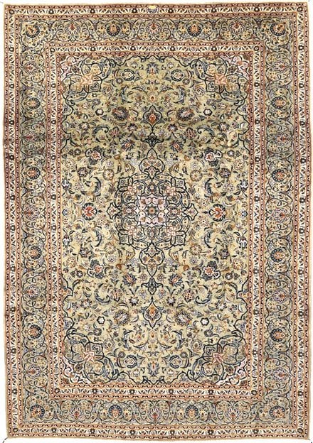 Kashan Marke Mahhtab Teppich 363x250
